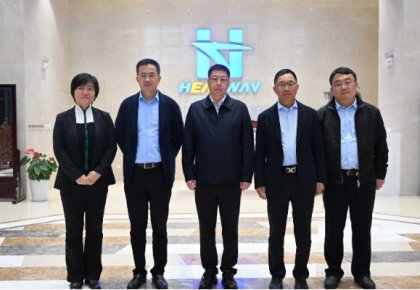 崂山区委书记张元升一行到豪门国际走访调研